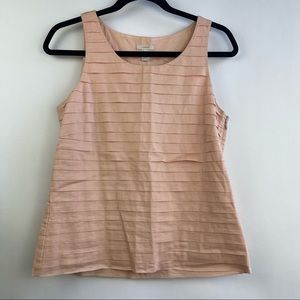 J. Crew 100% Cotton Tiered Tank Top Size 4P